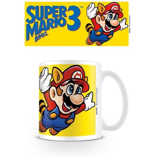 Super Mario Bros 3 Mugg One Size Vit/Gul/Blå White/Yellow/Blue One Size