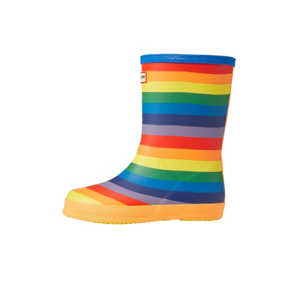 Hunter Childrens/Kids Original First Classic Rainbow Wellington Multicoloured 4 UK