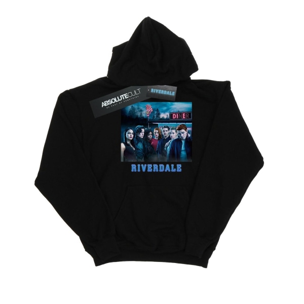 Riverdale Herr Diner Poster Hoodie XXL Svart Black XXL