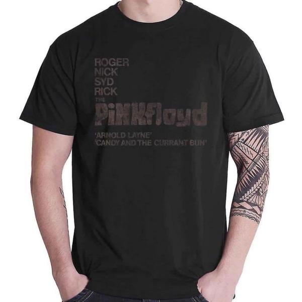 Pink Floyd Unisex Adult Arnold Layne Demo T-Shirt S Svart Black S