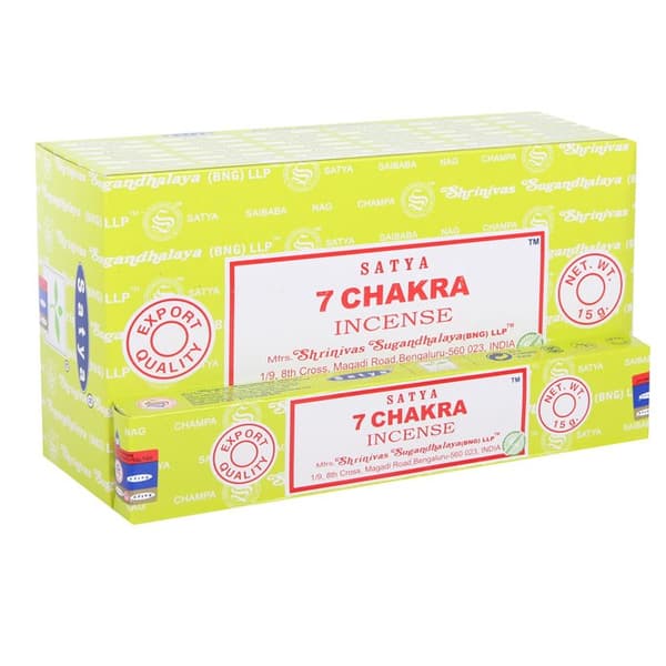 Something Different Seven Chakra rökelsepinnar (förpackning med 120) O Multicoloured One Size