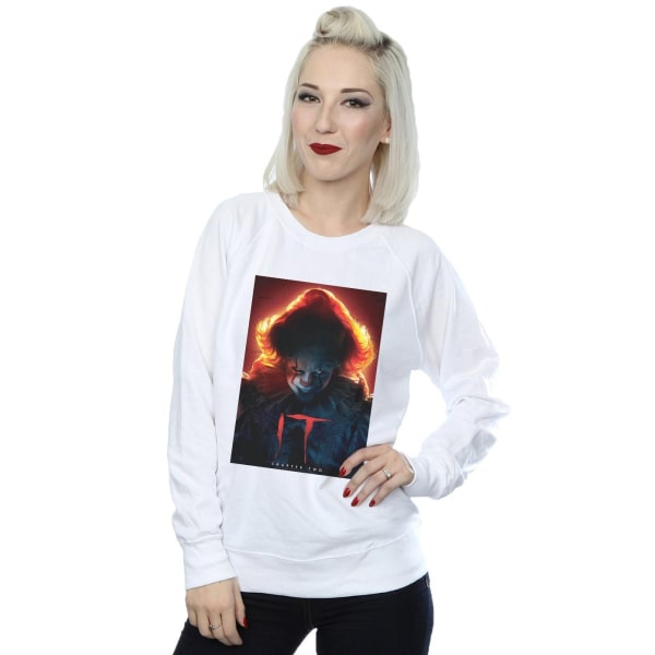 It Kapitel 2 Dam/Dam Pennywise Poster Sweatshirt XL Vit White XL