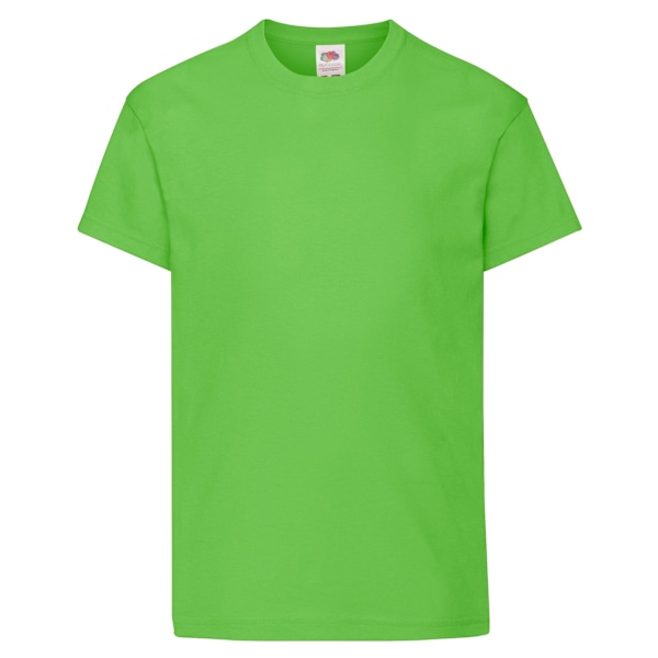 Fruit of the Loom Barn/Barn Original T-shirt 9-11 år Lime Lime 9-11 Years