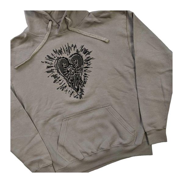 Gojira Unisex Vuxen Fortitude Heart Hoodie S Sand Sand S