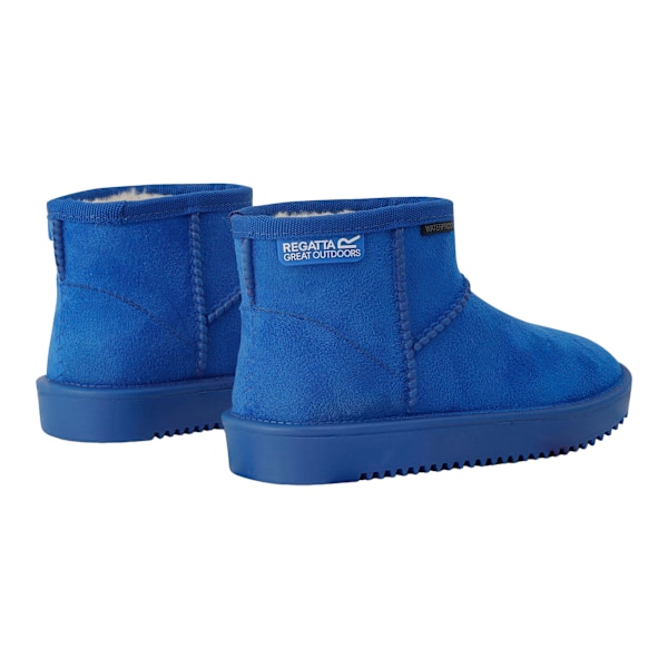 Regatta Barn/Kids Risely Vattentäta Snöskor med Fuskpälsfoder Oxford Blue 11 UK Child