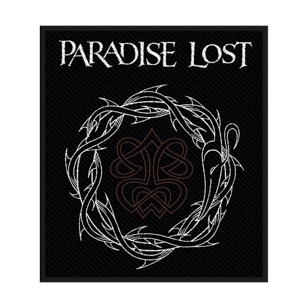 Paradise Lost Crown Of Thorns Patch One Size Svart/Vit Black/White One Size