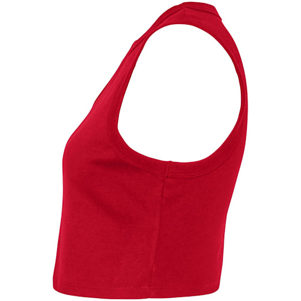 Bella + Canvas Damernas Micro-Rib Tank Top M Solid Solid Red M