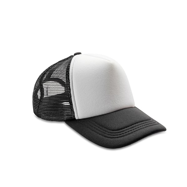 Result Core Half Mesh Truckerkeps One Size Svart/Vit Black/White One Size