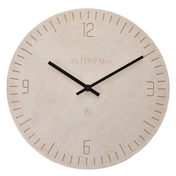 Interval Väggklocka i Resin 30cm - Sten One Size Sten Stone One Size