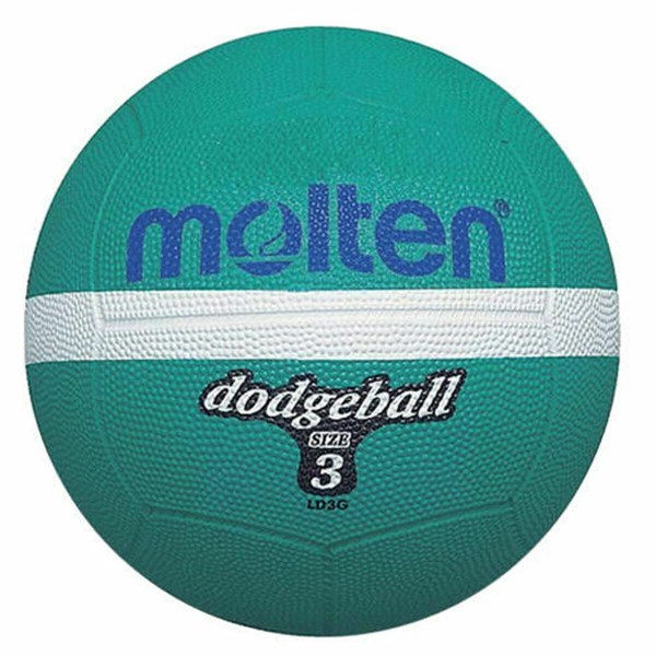 Molten LD3G Dodgeball 3 Deep Green/White Deep Green/White 3