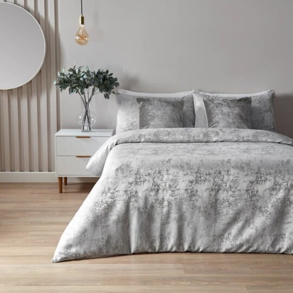 Paoletti Symphony Påslakan Set Dubbelsäng Silver Silver Double