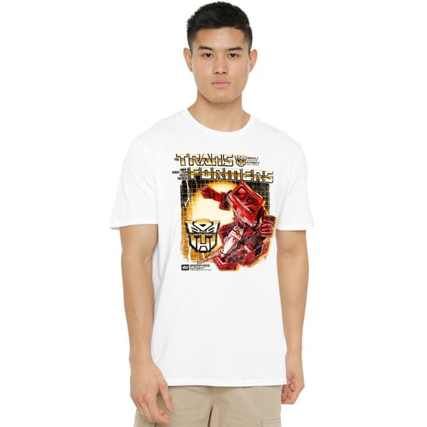 Transformers Ironhide Box 40-års T-shirt för män L Vit White L
