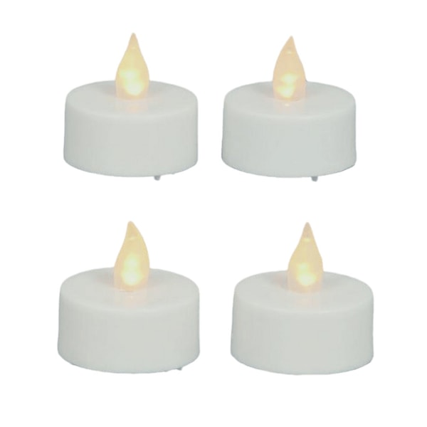 Premier Tea Lights (4-pack) En Storlek Vit White One Size