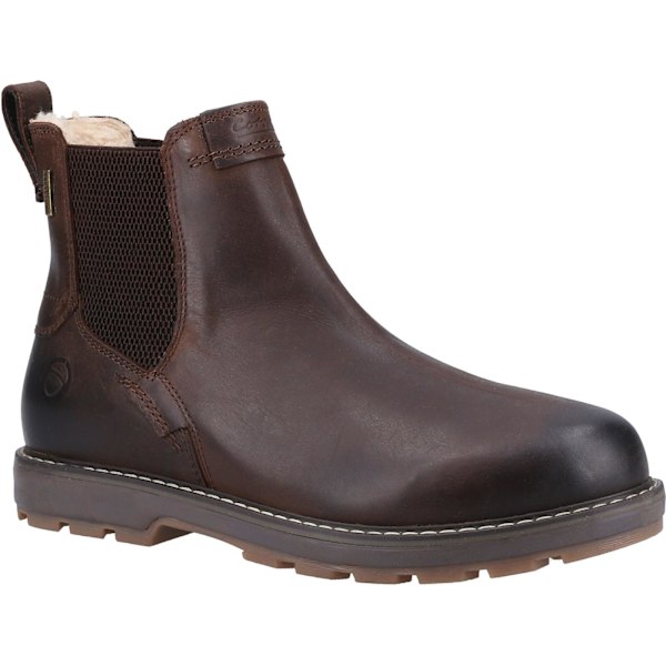 Cotswold Dam/Dam Snowshill Läder Chelsea Boots 10 UK Br Brown 10 UK