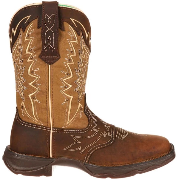 Durango Dam/Damer Rebel Cowboy Boots i Fullnarvläder 4 U Nicotine/Brown 4 UK