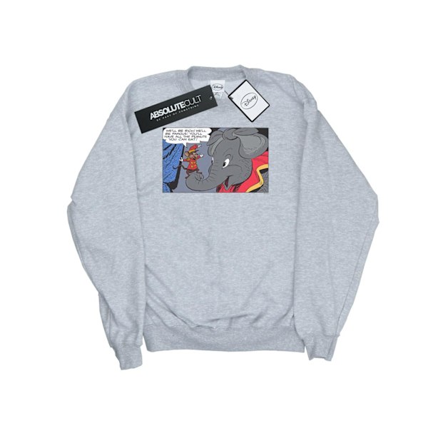 Disney Mens Dumbo Rich And Famous Sweatshirt 3XL Sports Grey Sports Grey 3XL