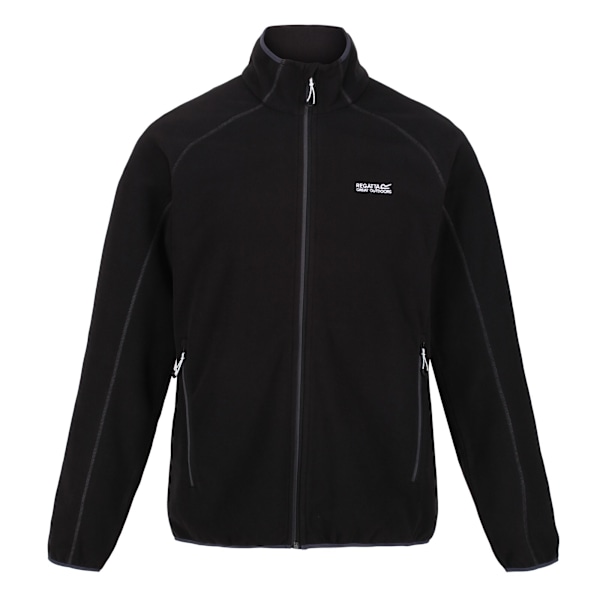 Regatta Herr Hadfield Full Zip Fleece Jacka M Svart Black M