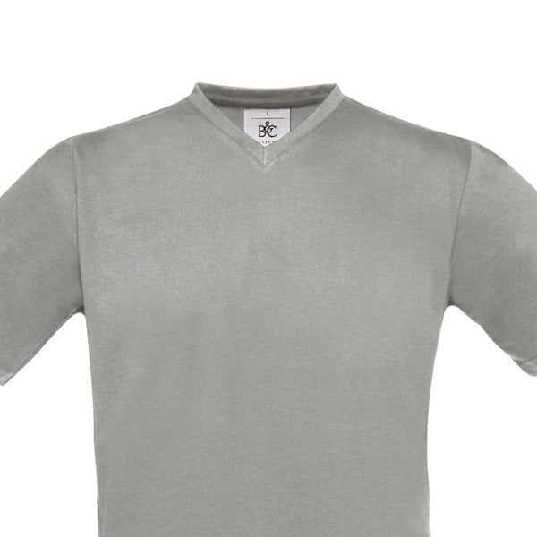 B&C Herr Exact V-ringad T-shirt M Sports Grey Sports Grey M