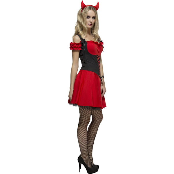 Fever Dam/Kvinnor Wicked Devil Kostymset M Röd Red M