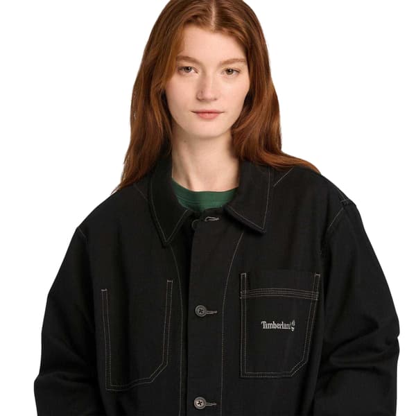 Timberland Herr Canvas Overshirt S Svart Black S