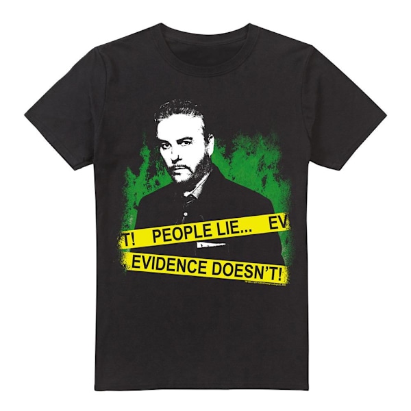 CSI Herr T-shirt People Lie S Svart Black S