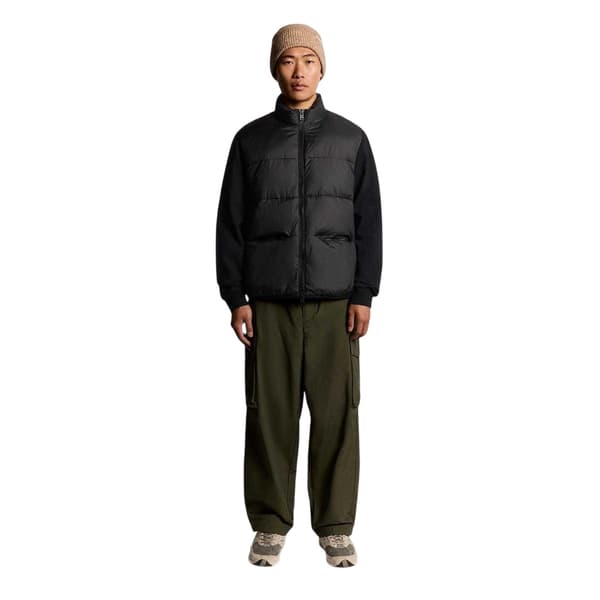 Lyle & Scott Herr Hybridjacka Relaxed Fit S Svart Black S