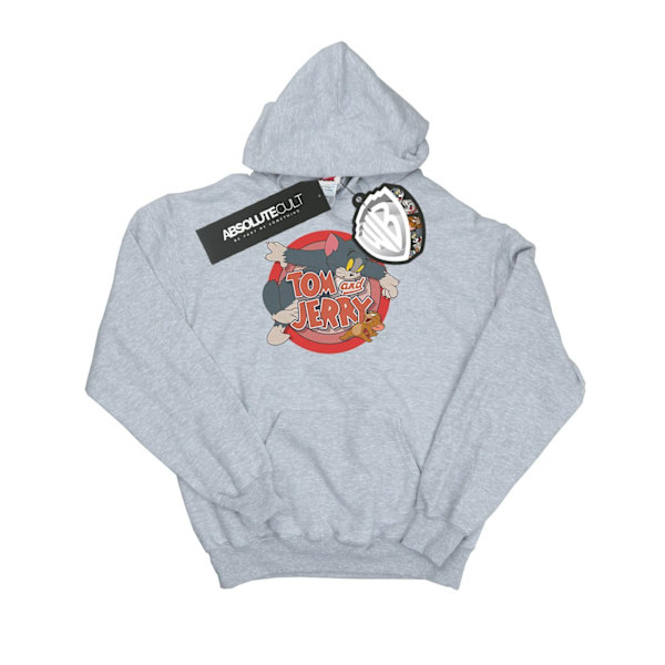 Tom And Jerry Girls Classic Catch Hoodie 7-8 år Sports Grey Sports Grey 7-8 Years