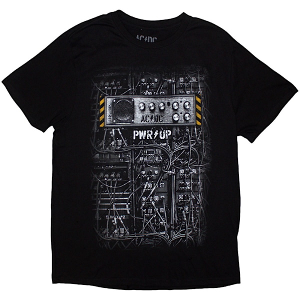 AC/DC Unisex Vuxen PWR-UP EU Tour ´24 Control Wires Ryggtryck Black XXL