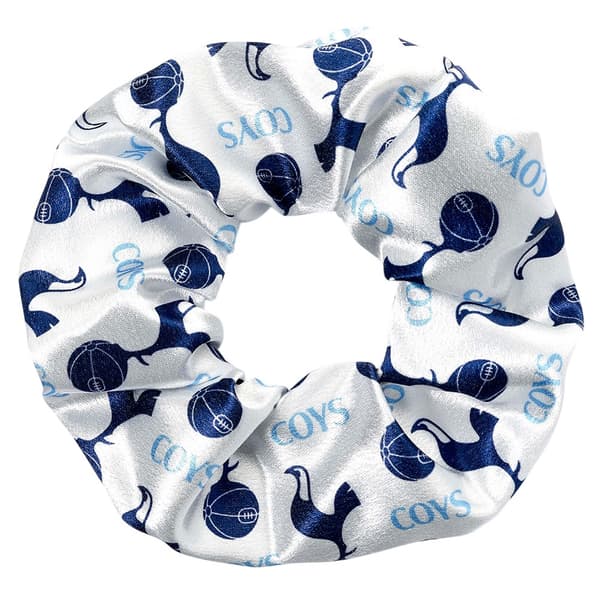 Tottenham Hotspur FC Scrunchie med heltäckande tryck, One Size, Vit/Blå White/Blue One Size
