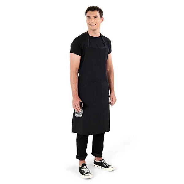 Brand Lab Denim Pocket Kitchen Apron One Size Black Black One Size