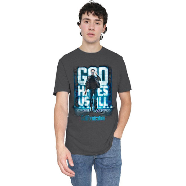 Californication Unisex Vuxen Hit The Lights T-Shirt L Charcoal Charcoal L
