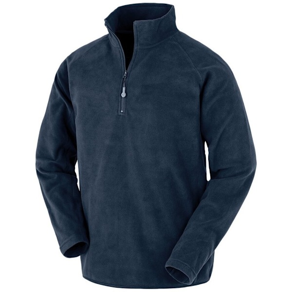 Result Äkta Återvunnen Unisex Vuxen Mikrofleece Topp L Marinblå Navy L