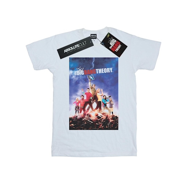 The Big Bang Theory Dam/Damer Karaktär Affisch Bomull Pojkvän T-shirt White XL