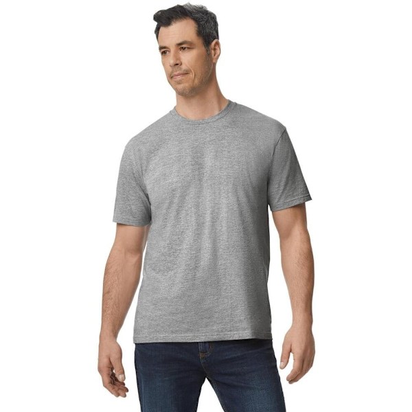 Gildan Herr Enfärgad Lätt T-shirt XL Sports Grey Sports Grey XL
