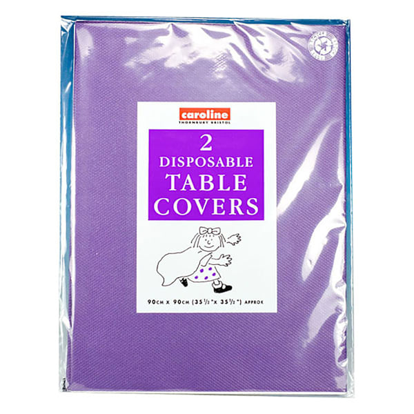 Caroline Square Pappersdukar (2-pack) One Size Lila Purple One Size