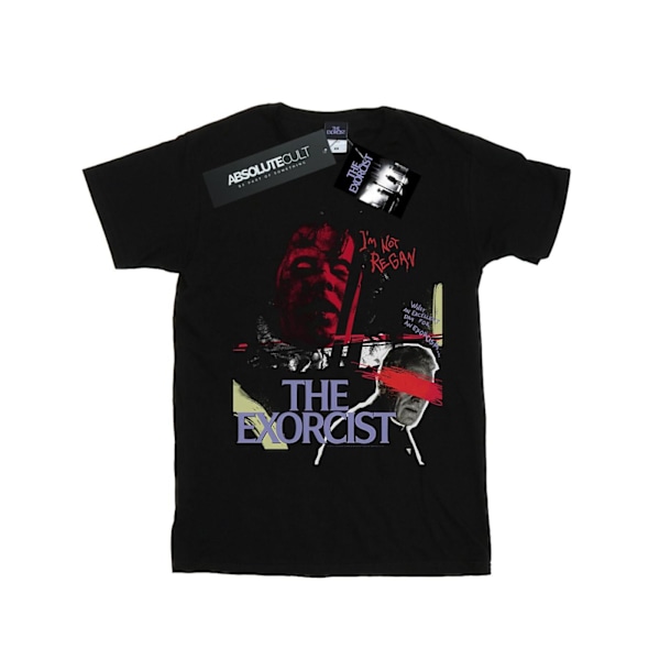 The Exorcist Mens Scratched Eyes T-Shirt 3XL Svart Black 3XL