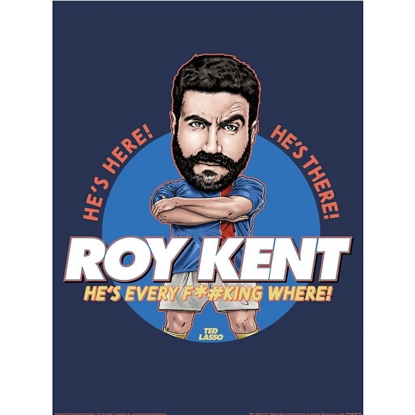 Ted Lasso Bobble Head Roy Kent Print En Storlek Flerfärgad Multicoloured One Size