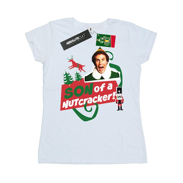Elf Dam/Damer Son Of A Nutcracker Bomull T-Shirt M Vit White M