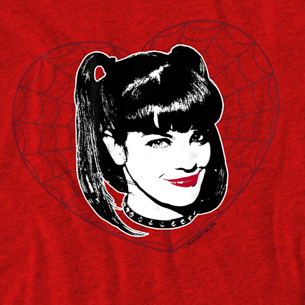 NCIS Unisex Vuxen Abby Hjärta T-Shirt S Röd Red S