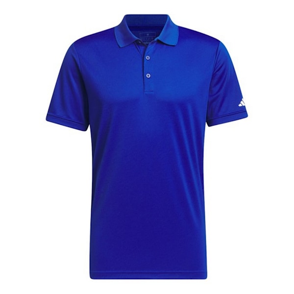 Adidas Kläder Herr Performance Pikétröja XL Collegiate Blå Collegiate Blue XL