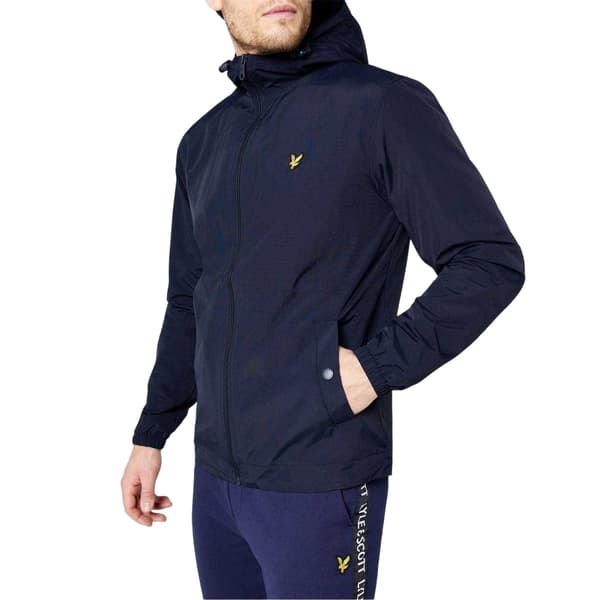 Lyle & Scott Herr Full Zip Hooded Jacket L Marinblå Navy L