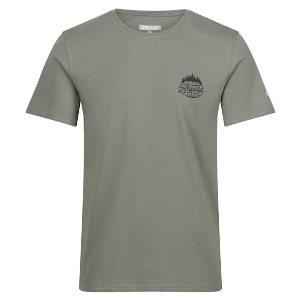 Regatta Herr Breezed IV Trees T-shirt L Agave Grön Agave Green L