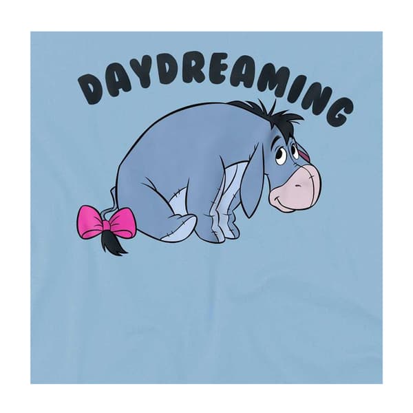 Nalle Puh Barn/Barn Dagdrömmande Ior T-shirt 5-6 år Light Blue 5-6 Years
