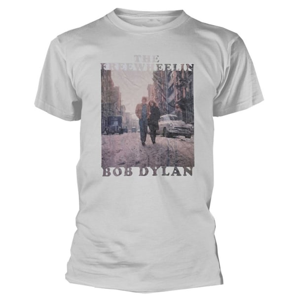 Bob Dylan Unisex Vuxen The wheelin T-Shirt M Vit White M