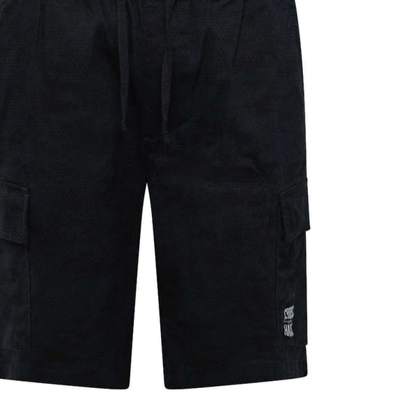 Crosshatch Herr Janscore Cargo Shorts med Helprint L Marinblå Navy L