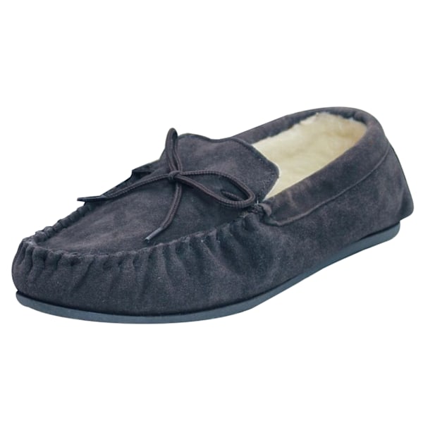 Eastern Counties Leather Unisex Yllebland Hårdsula Mokasiner Navy 5 UK