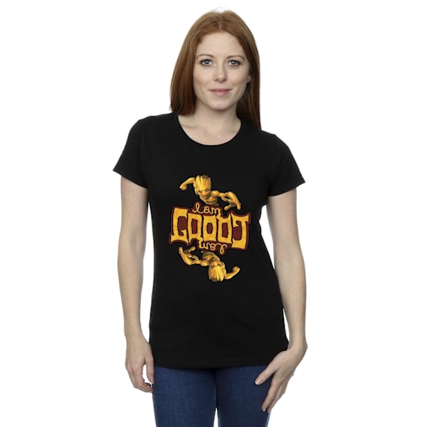 Marvel Dam/Kvinnor Guardians Of The Galaxy Groot Inverted Gra Black M