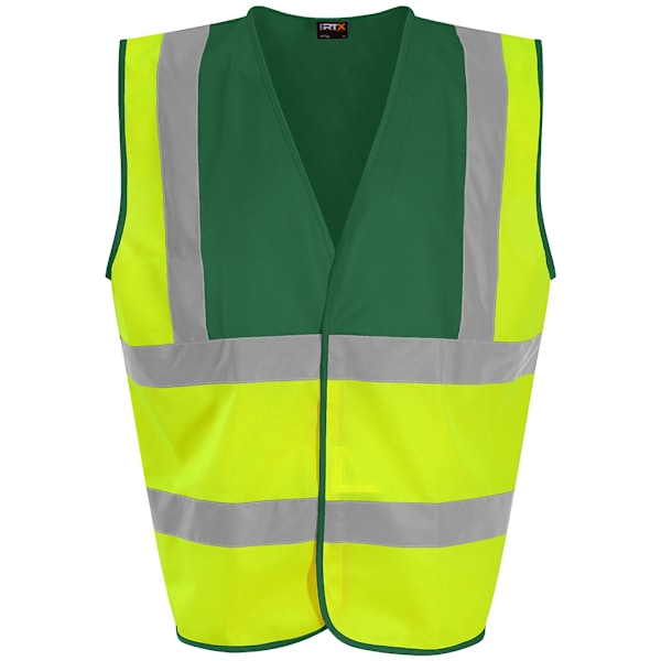 PRO RTX Hög synlighet Unisex Väst L Gul/Paramedic Grön Yellow/Paramedic Green L