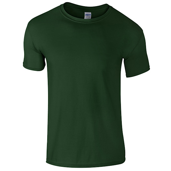 Gildan herr kortärmad mjuk t-shirt XL Forest Green Forest Green XL