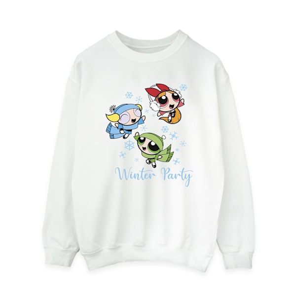 Powerpuff Girls Dam/Dam Tjejer Vinterfest Tröja White XL